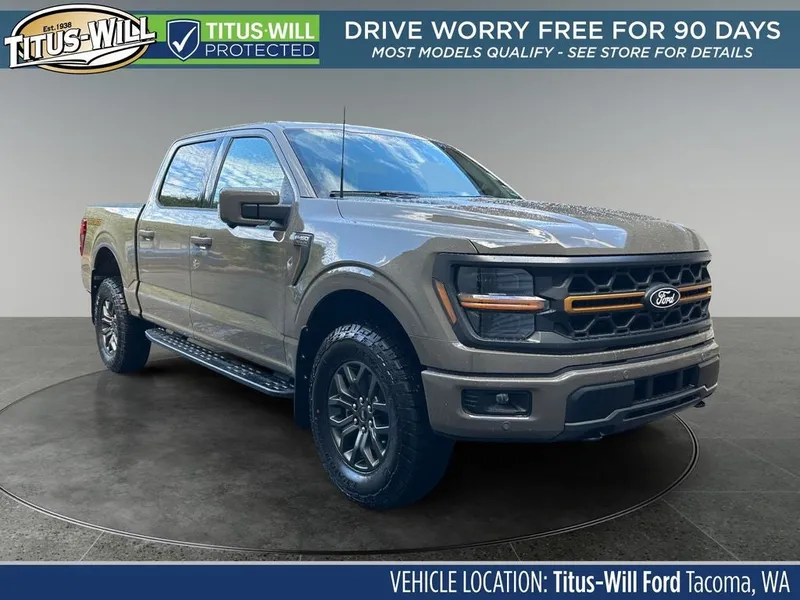 2026 Ford F-150 Tremor in Gray — front three-quarter view