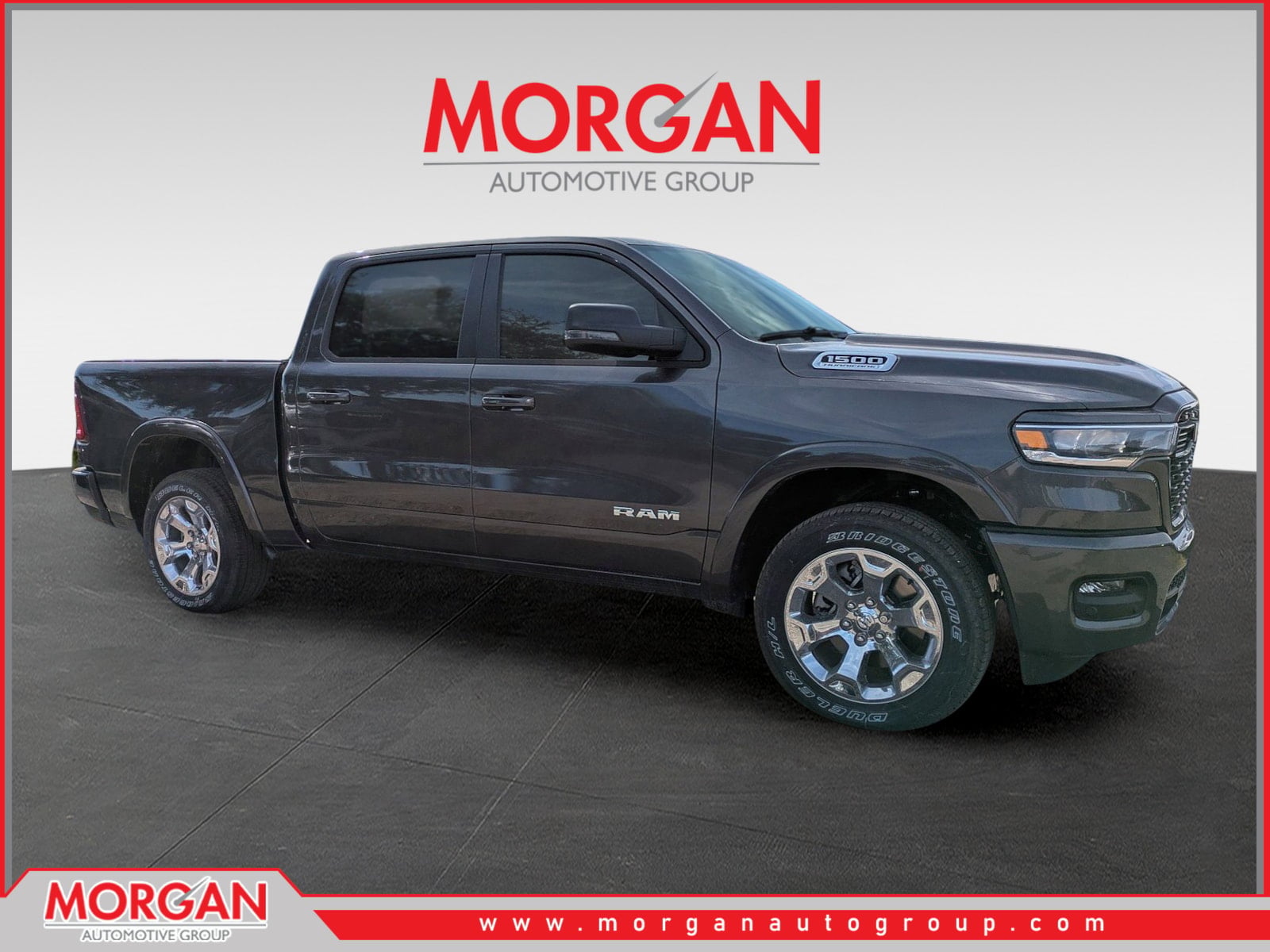 2026 Ram 1500 Big Horn/Lone Star in Gray — front three-quarter view