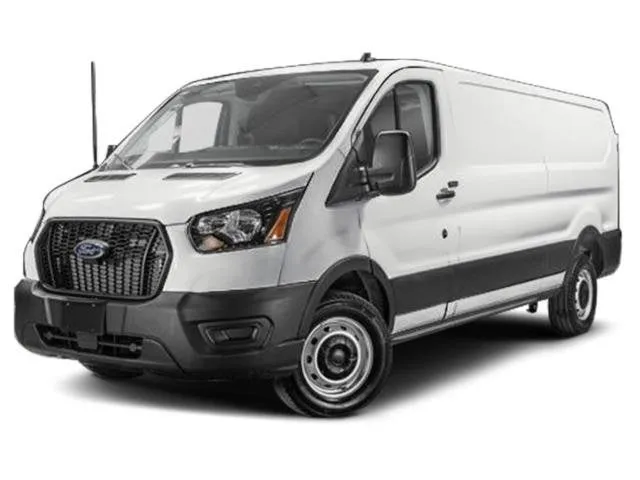 2025 Ford Transit Cargo Van Base in White — front three-quarter view