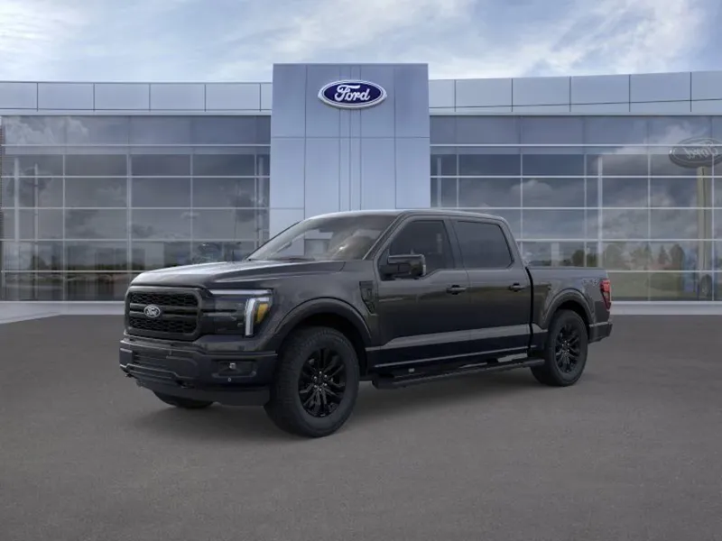 2026 Ford F-150 in Agate Black — front three-quarter view