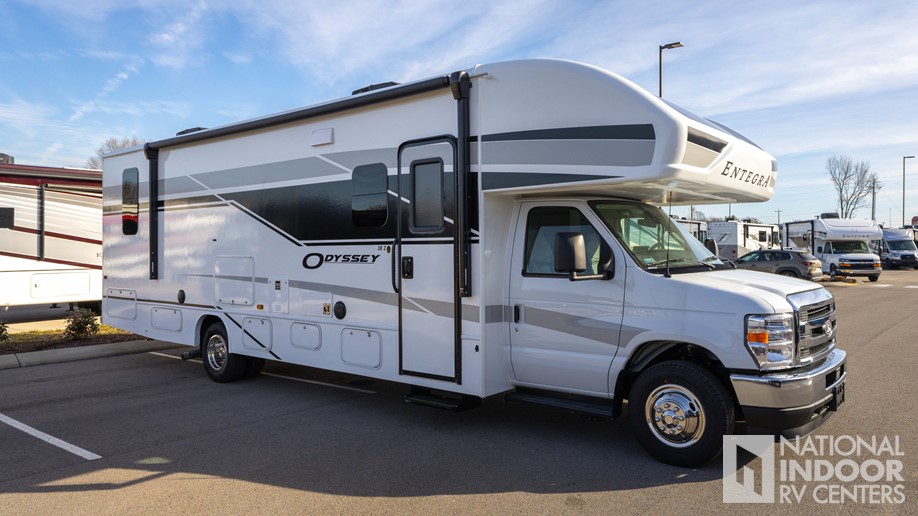 2026 Entegra Odyssey — front three-quarter view