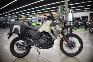 2025 Kawasaki KLR®650 Adventure ABS — front three-quarter view