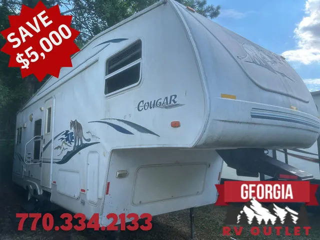 2001 Keystone Cougar 278 EFS — front three-quarter view