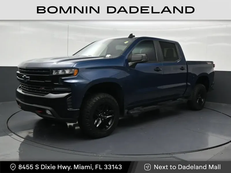 2021 Chevrolet Silverado 1500 LT Trail Boss — front three-quarter view