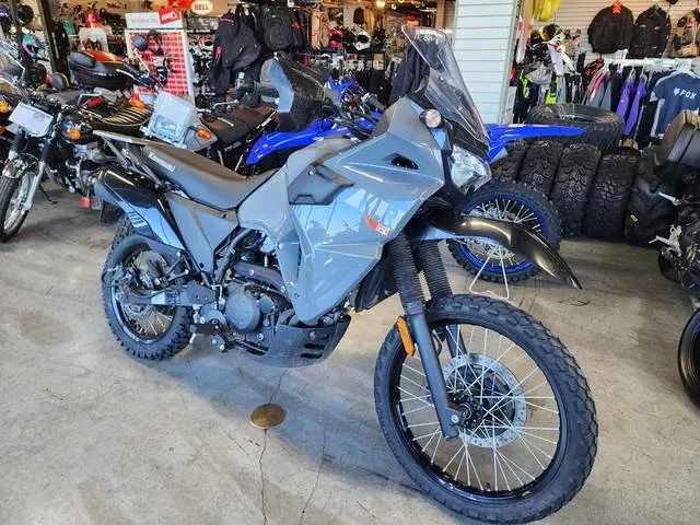 2023 Kawasaki KLR®650 — front three-quarter view