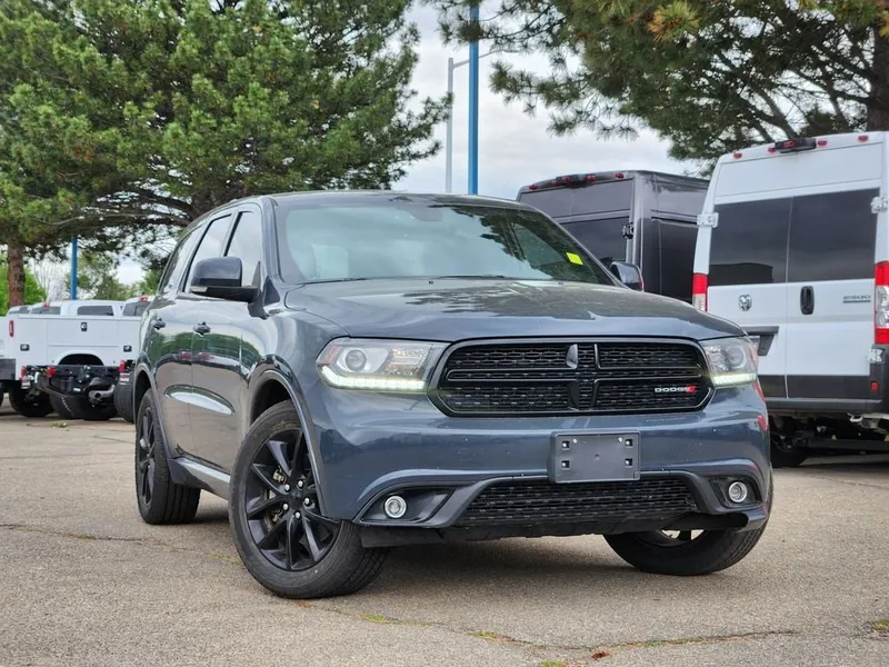 2017 Dodge Durango R/T AWD in Bruiser Gray Clearcoat — front three-quarter view