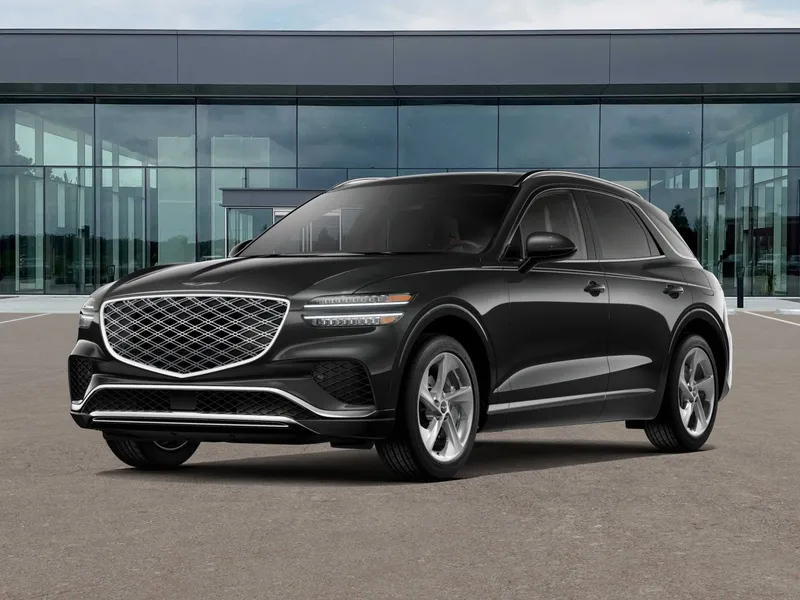 2026 Genesis GV70 2.5T SELECT in Vik Black — front three-quarter view