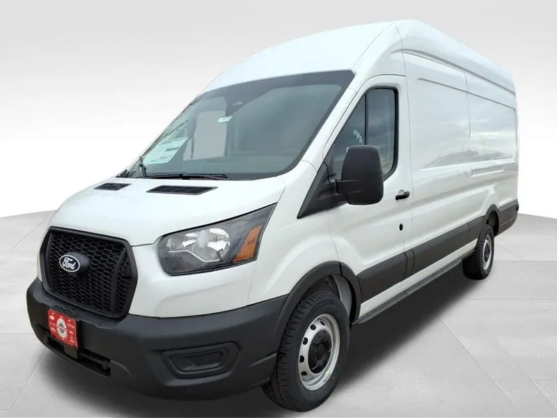 2026 Ford Transit-350 Base in Oxford White — front three-quarter view