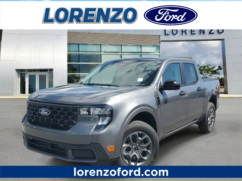 2026 Ford Maverick XLT in Carbonized Gray Metallic — front three-quarter view
