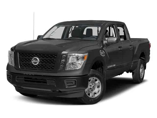 2016 Nissan Titan XD SL in Black — front three-quarter view