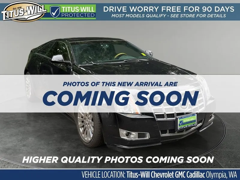 2014 Cadillac CTS Premium in Black Raven — front three-quarter view