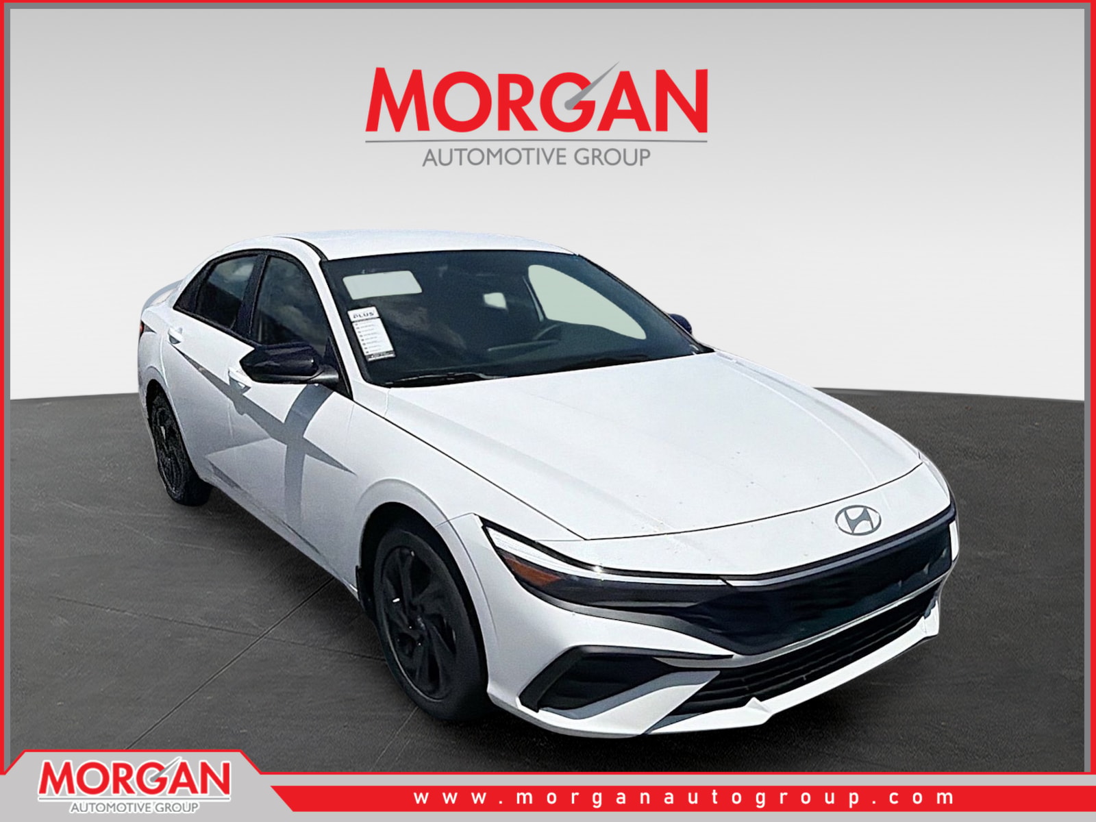 2026 Hyundai ELANTRA SEL Sport in Serenity White Pearl — front three-quarter view