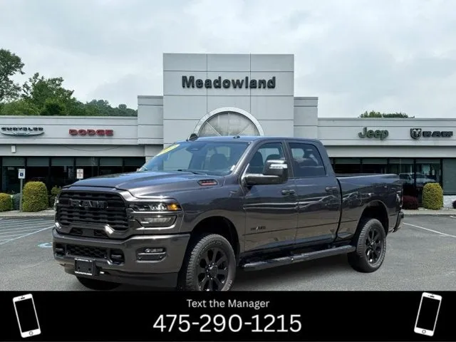 2025 RAM 2500 Big Horn in Granite Crystal Metallic Clearcoat — front three-quarter view
