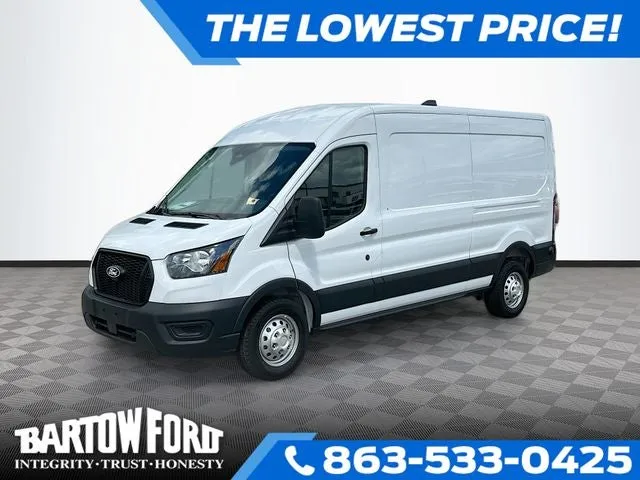 2026 Ford Transit-250 Base in Oxford White — front three-quarter view