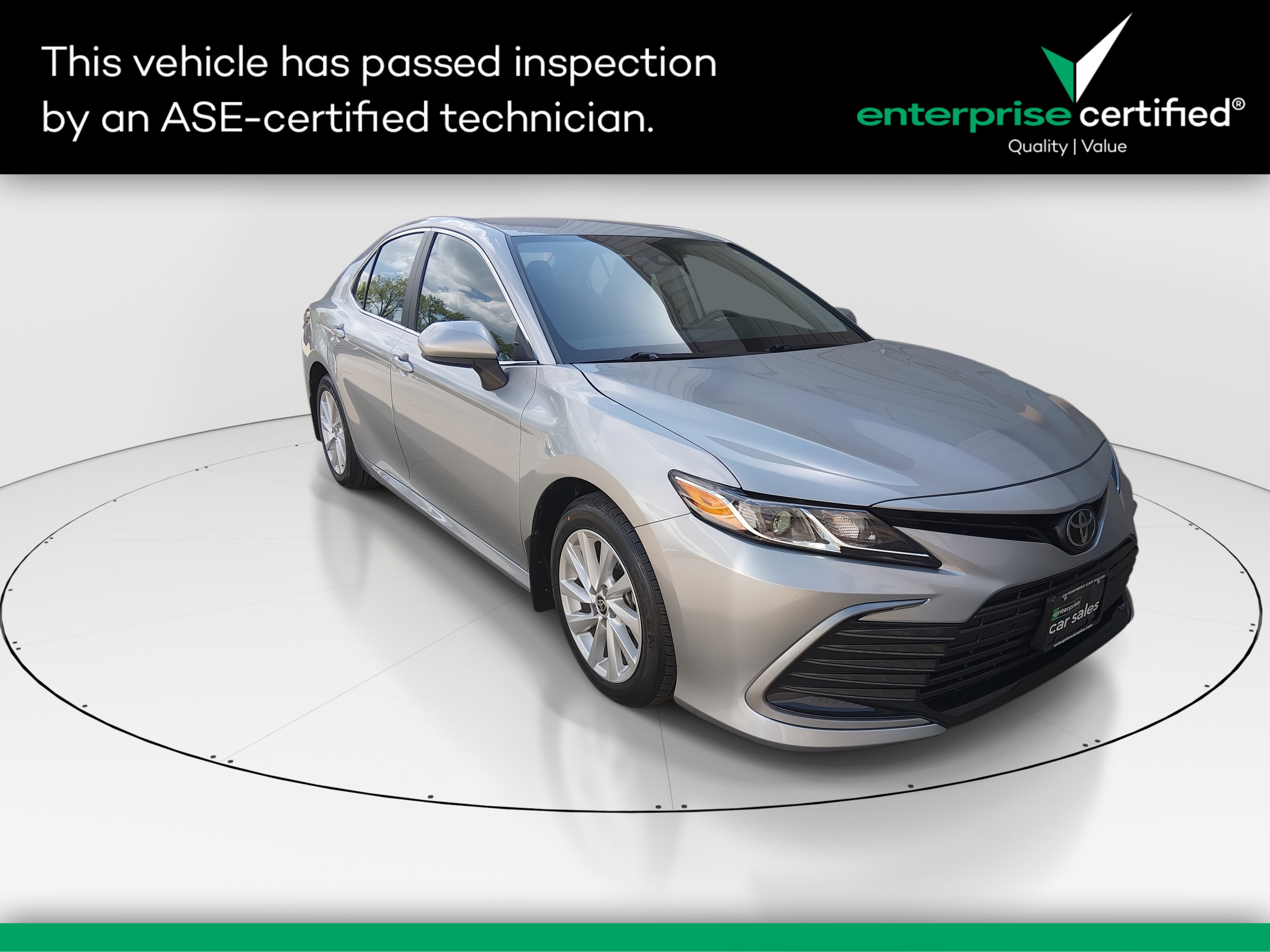 2024 Toyota Camry LE Auto — front three-quarter view