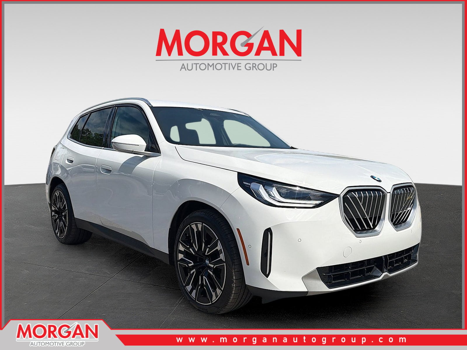 2026 BMW X3 30 xDrive in Alpine White — front three-quarter view