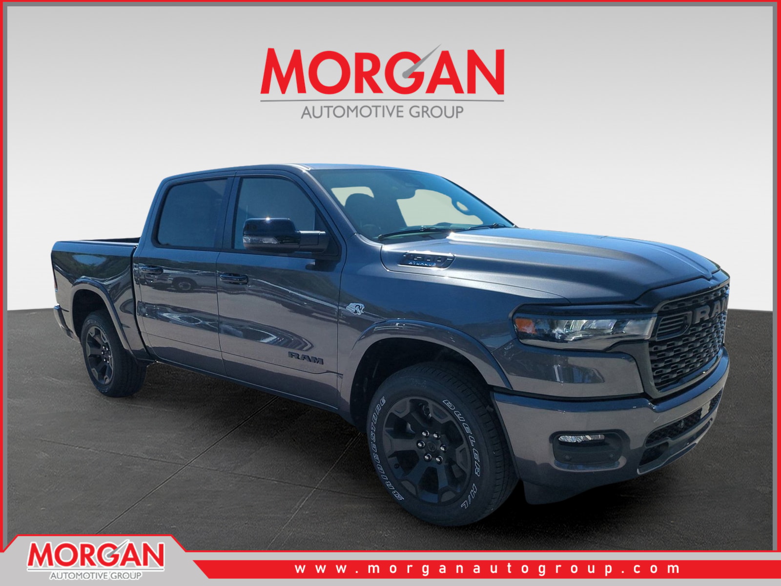2026 Ram 1500 Big Horn/Lone Star in Gray — front three-quarter view