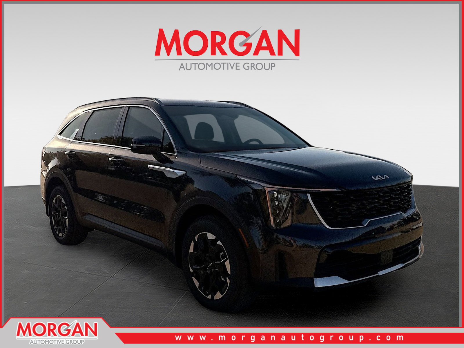 2026 Kia Sorento S in Panthera Metal — front three-quarter view