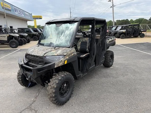 2026 Polaris® Ranger Crew XP 1000 EPS Premium Pursuit Camo w/ Accys — front three-quarter view