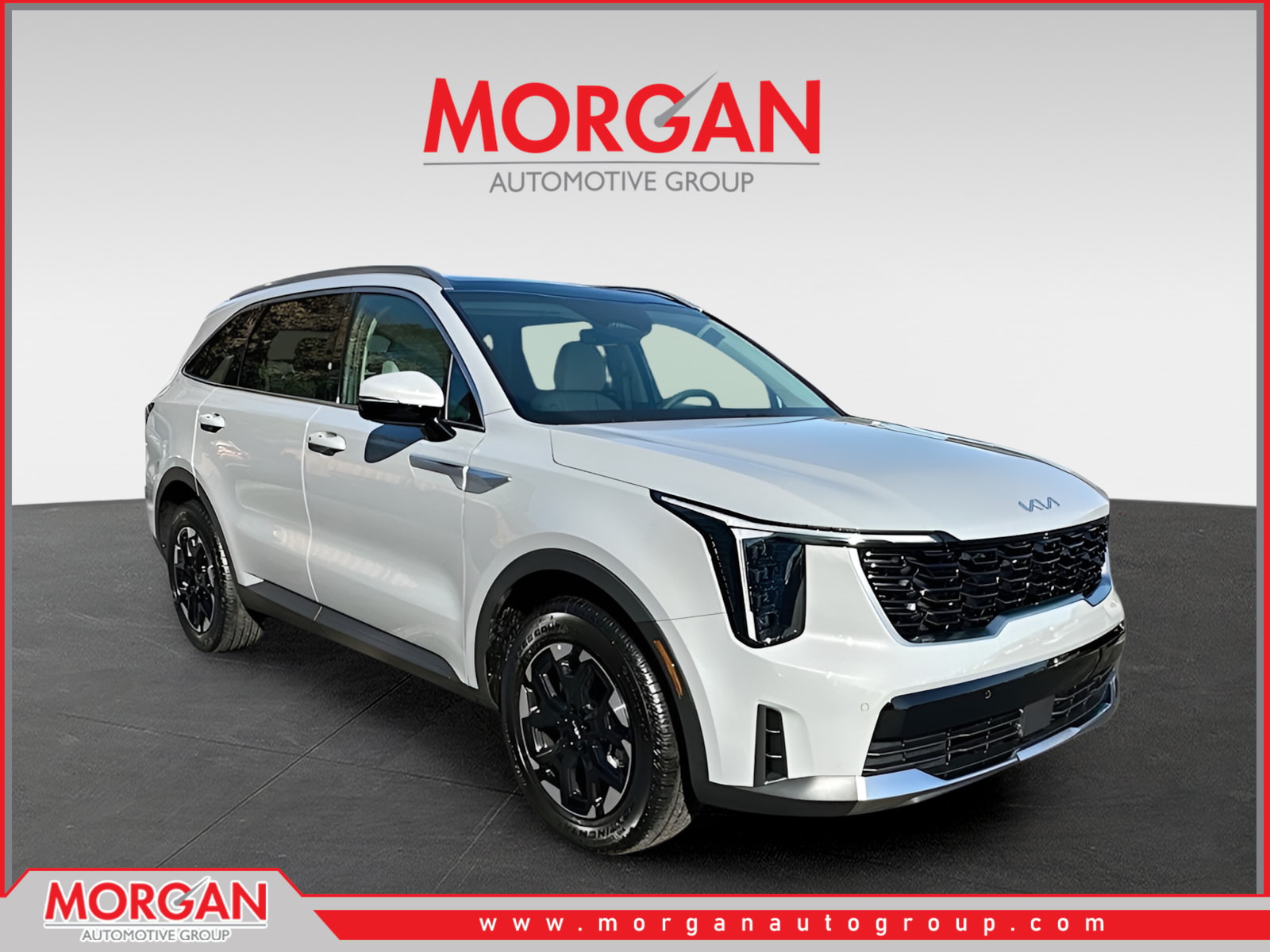 2026 Kia Sorento S in Gray — front three-quarter view