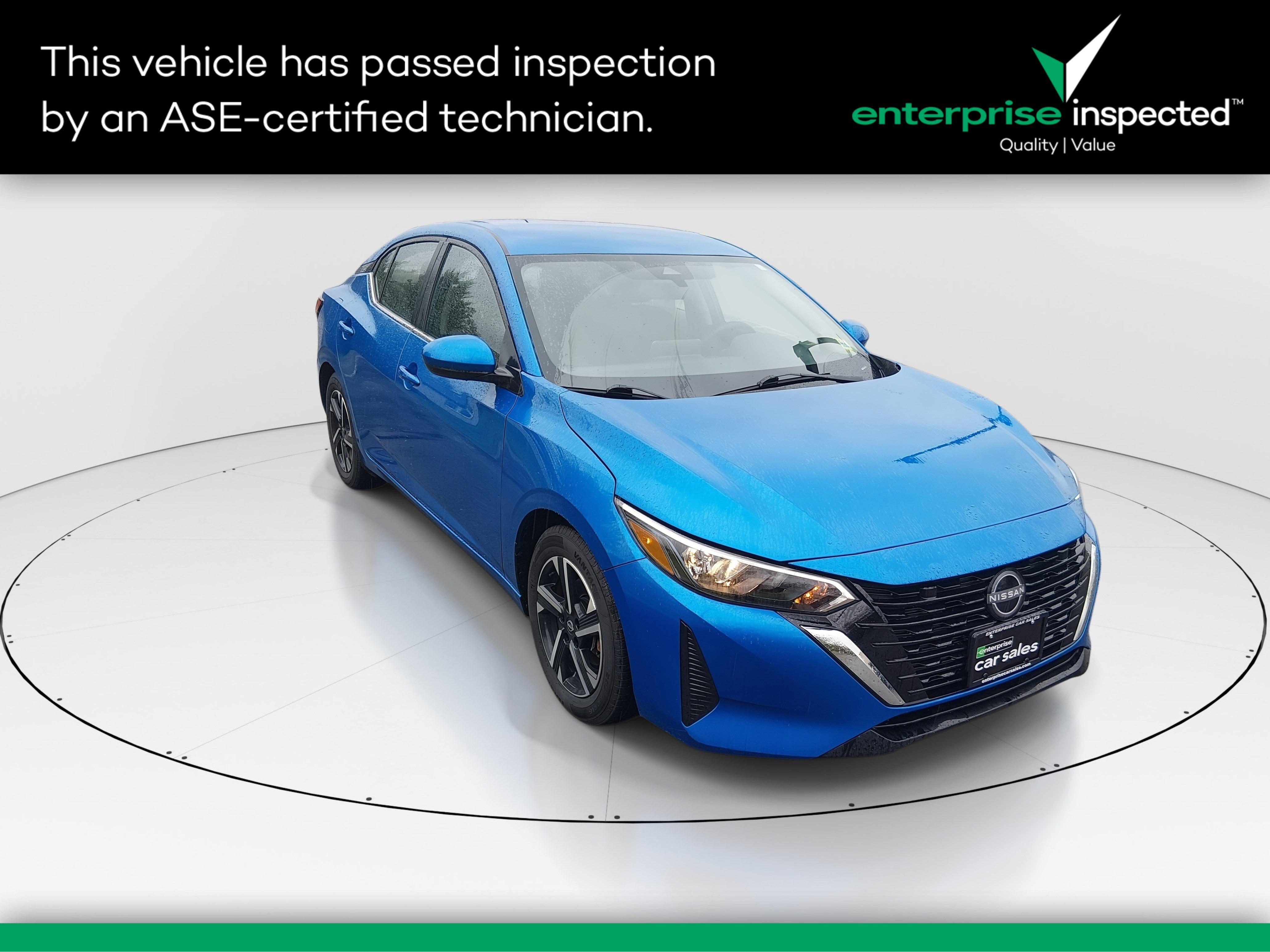 2024 Nissan Sentra SV CVT — front three-quarter view