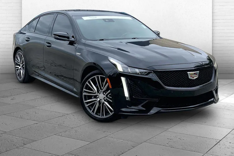 2023 Cadillac CT5-V V-Series in Black Raven — front three-quarter view