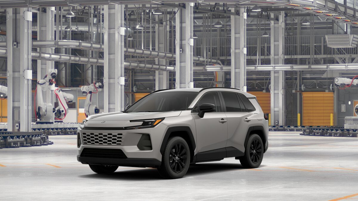 2026 Toyota RAV4 XLE Premium in Meteor Shower — front three-quarter view