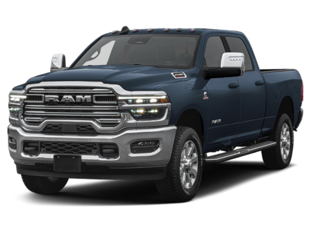 2026 Ram 2500 Laramie in Blue — front three-quarter view