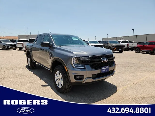 2026 Ford Ranger XL in Carbonized Gray Metallic — front three-quarter view
