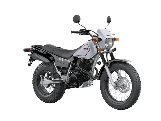 2027 Yamaha TW200 — front three-quarter view