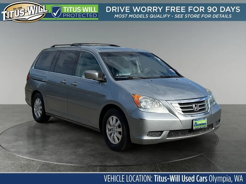 2010 Honda Odyssey EX-L in Silver — front three-quarter view