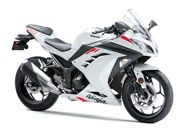 2026 Kawasaki NINJA® 300 ABS — front three-quarter view