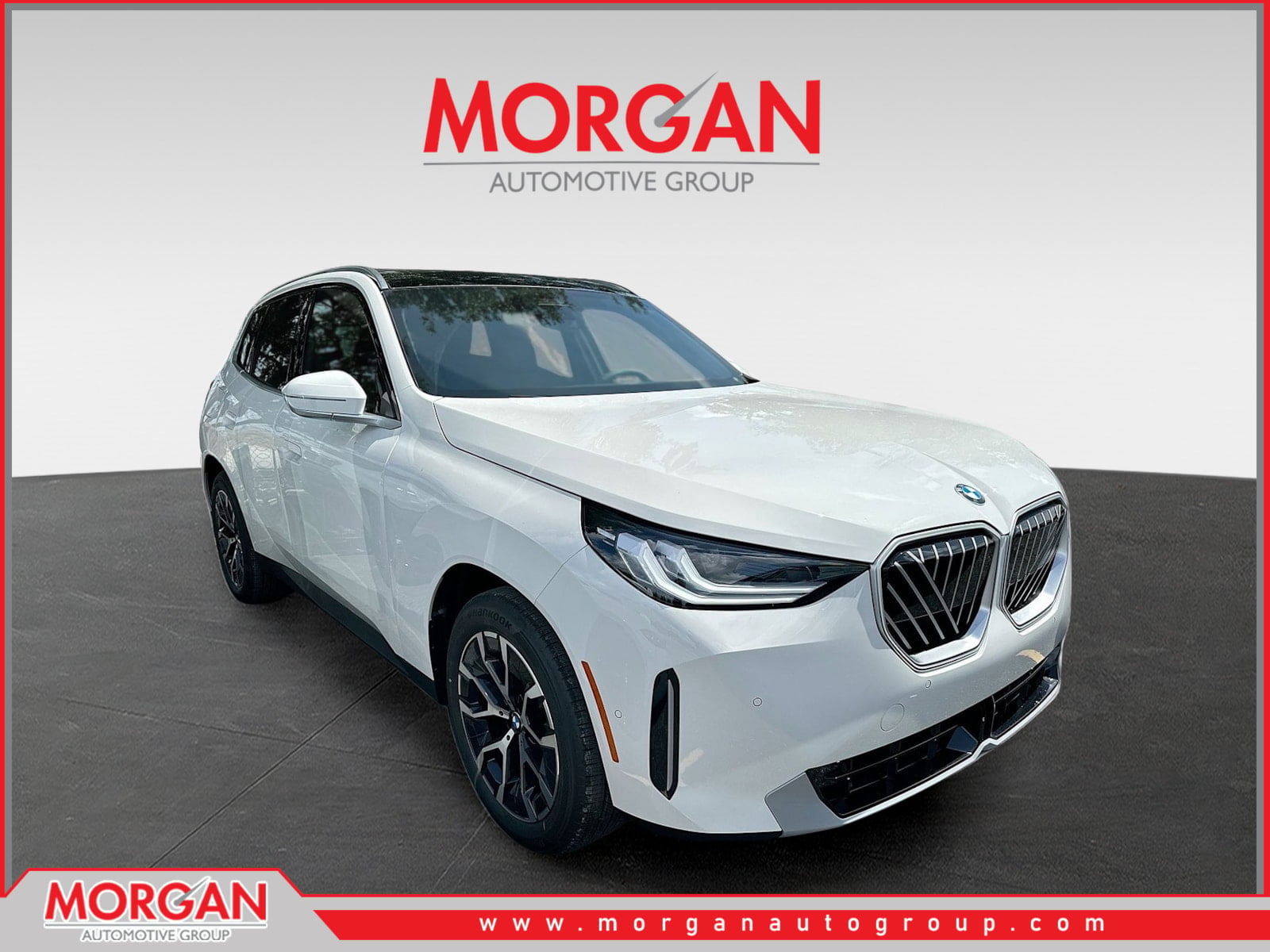 2026 BMW X3 30 xDrive in White — front three-quarter view