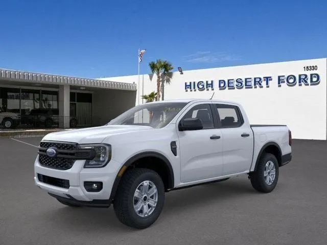 2025 Ford Ranger XL in Oxford White — front three-quarter view
