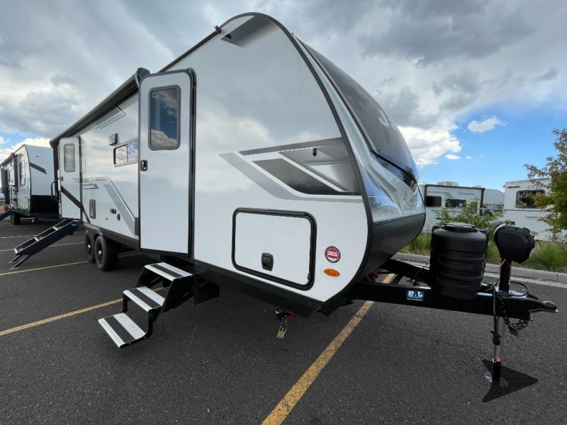 2026 Jayco Jay Feather — front three-quarter view
