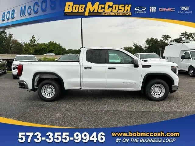 2026 GMC Sierra 1500 Pro in Summit White — front three-quarter view