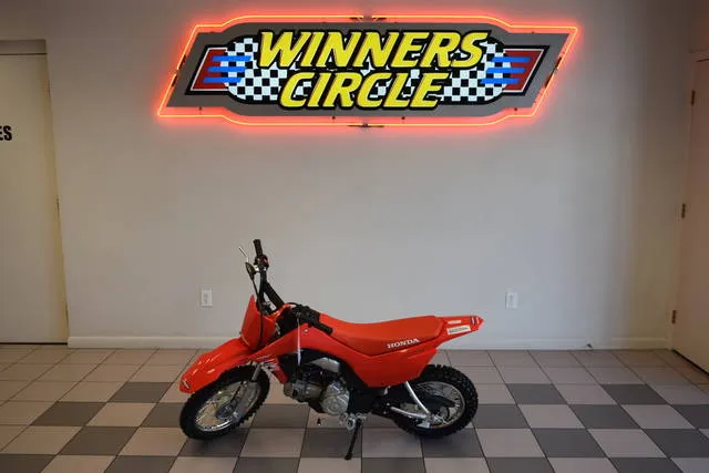 2026 Honda® CRF110F — front three-quarter view