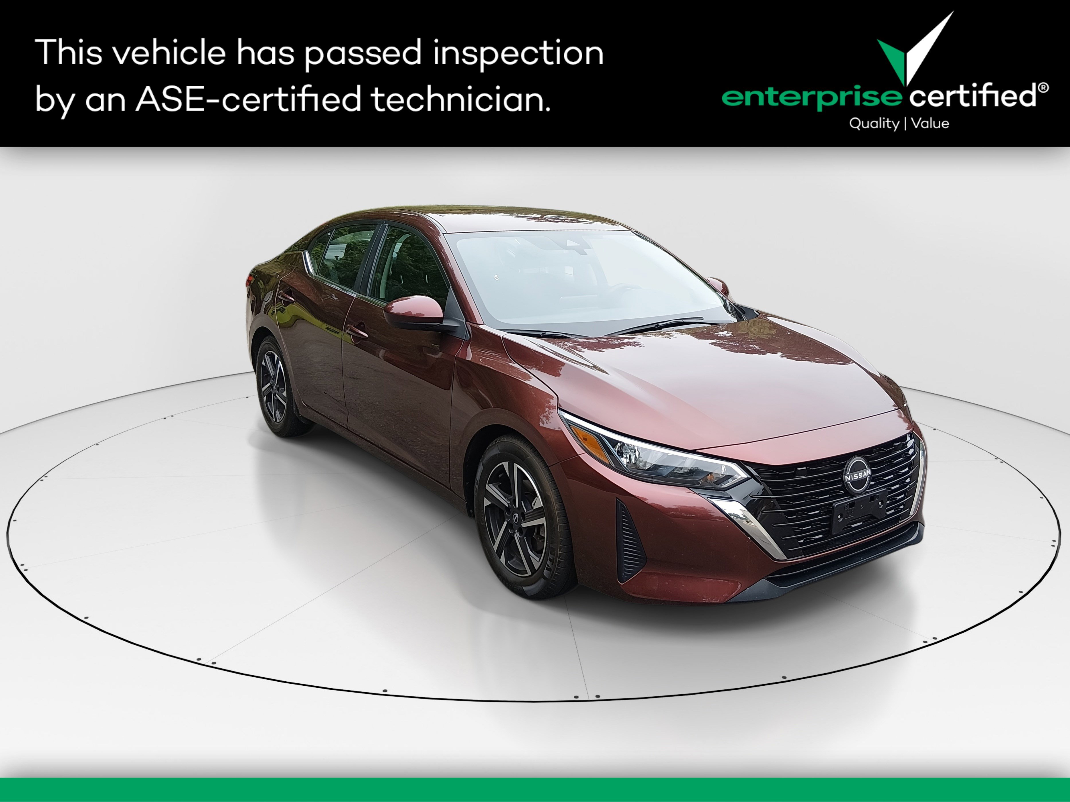 2024 Nissan Sentra SV CVT — front three-quarter view