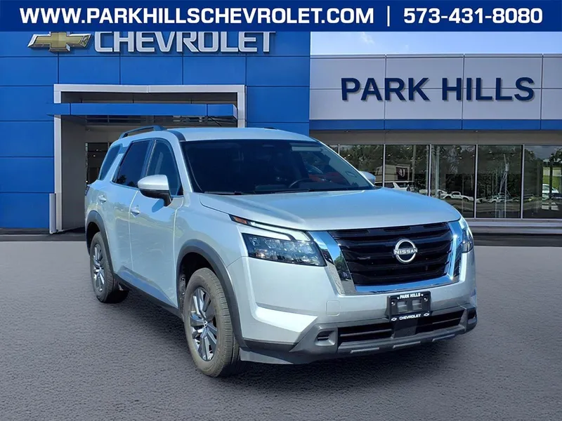 2024 Nissan Pathfinder SV in Other — front three-quarter view