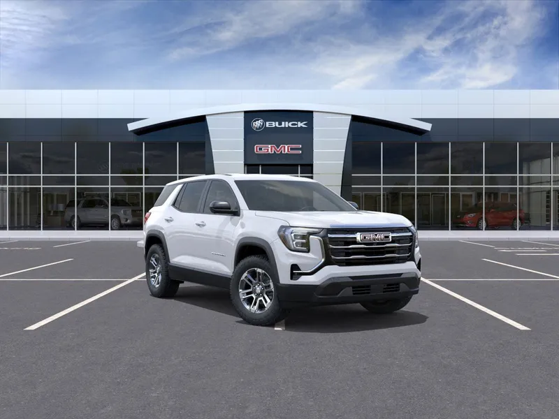 2026 GMC Terrain Elevation in Summit White — front three-quarter view