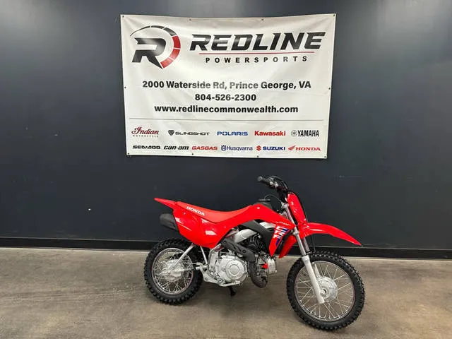 2026 Honda® CRF110F — front three-quarter view