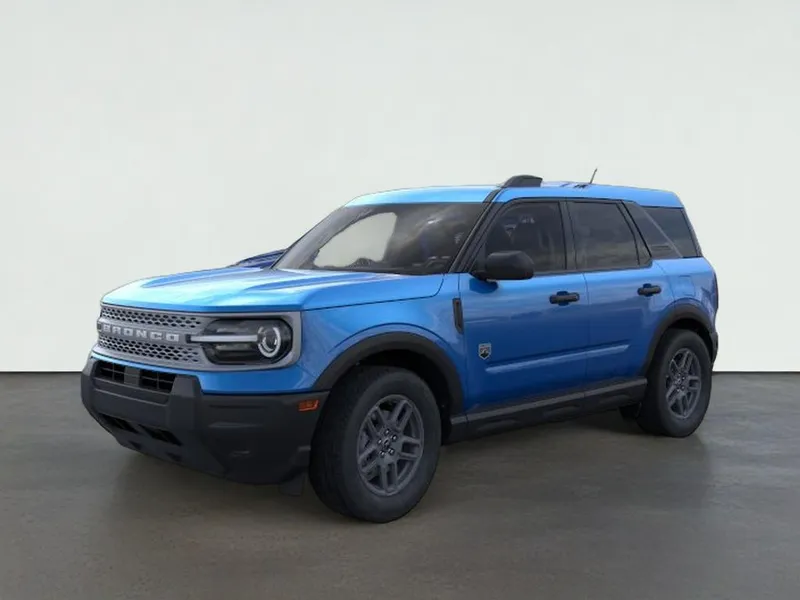 2026 Ford Bronco Sport Big Bend in Velocity Blue Metallic — front three-quarter view