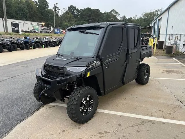 2026 Polaris® Ranger Crew XP 1000 EPS NorthStar Texas Edition Black Crystal — front three-quarter view