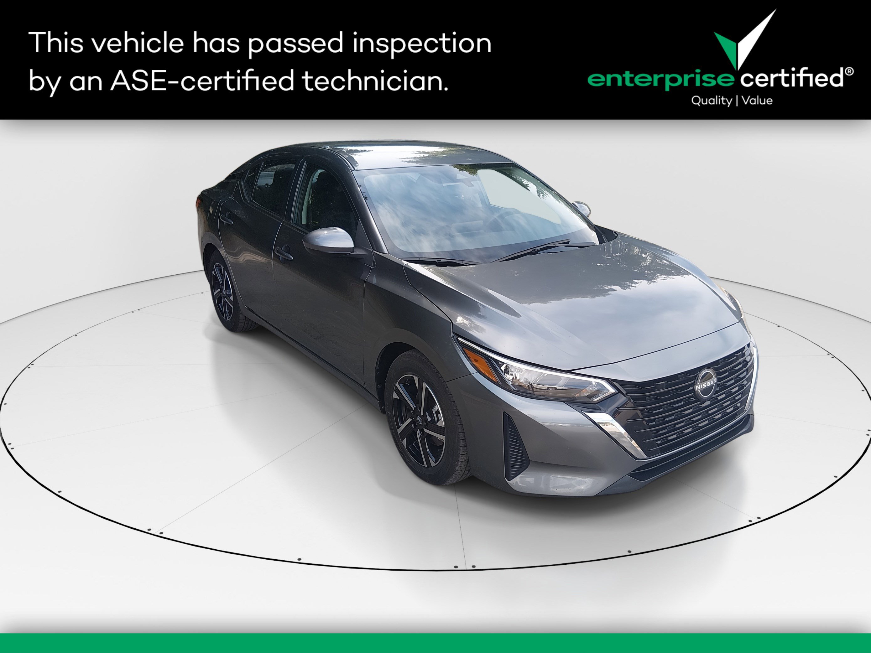 2024 Nissan Sentra SV CVT — front three-quarter view