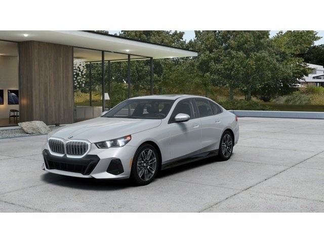 2026 BMW 5 Series 530i xDrive in Brooklyn Grey Metallic — front three-quarter view