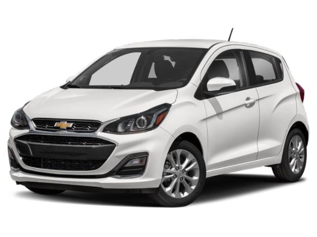 2020 Chevrolet Spark LT in Mosaic Black — front three-quarter view
