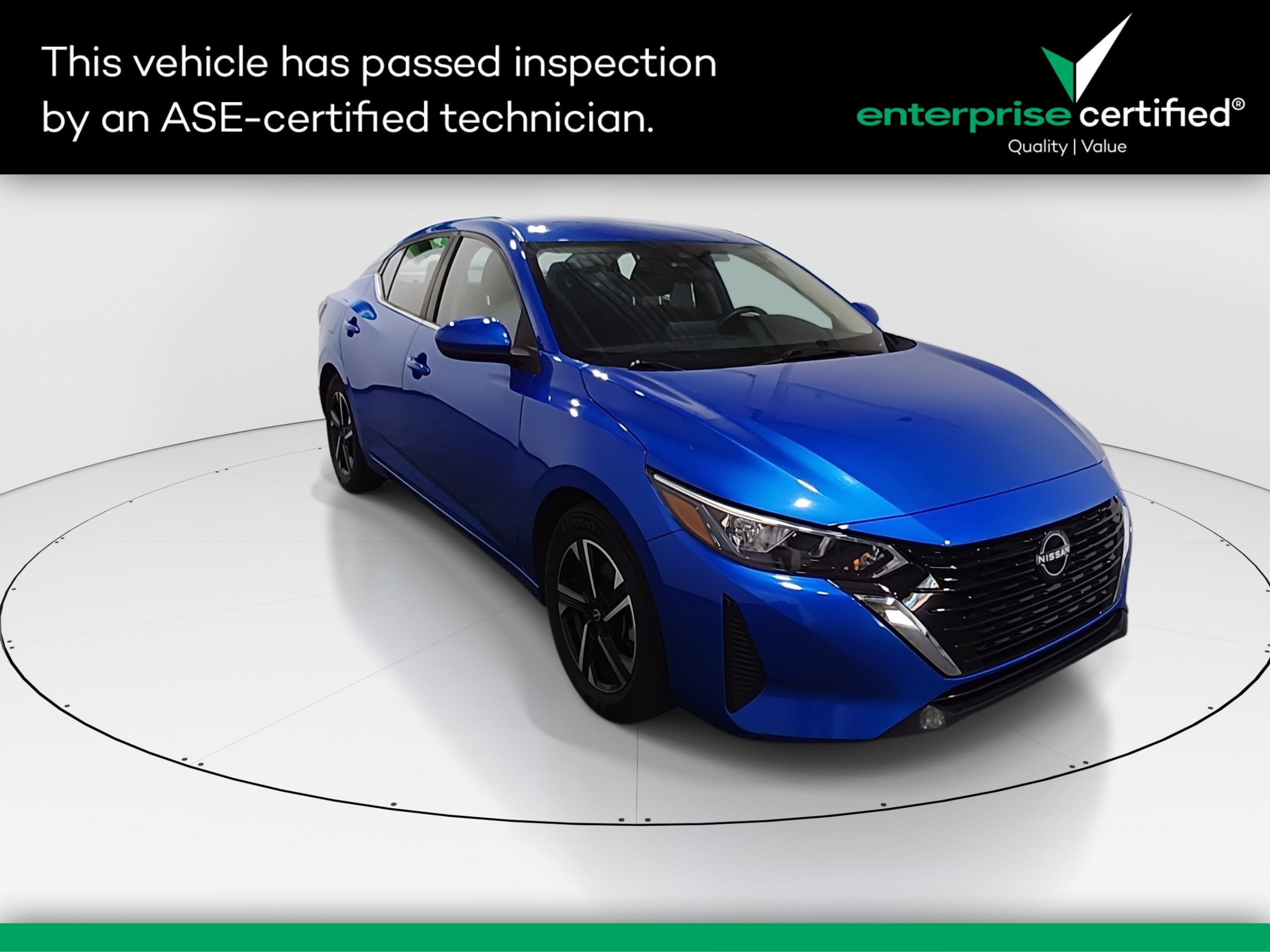 2024 Nissan Sentra SV CVT — front three-quarter view