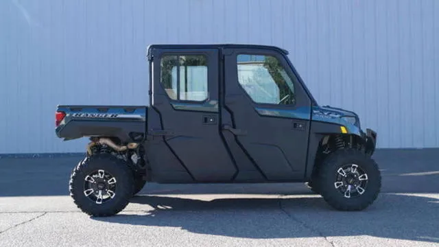 2026 Polaris® Ranger Crew XP 1000 NorthStar Edition Ultimate Blue Labyrinth — front three-quarter view