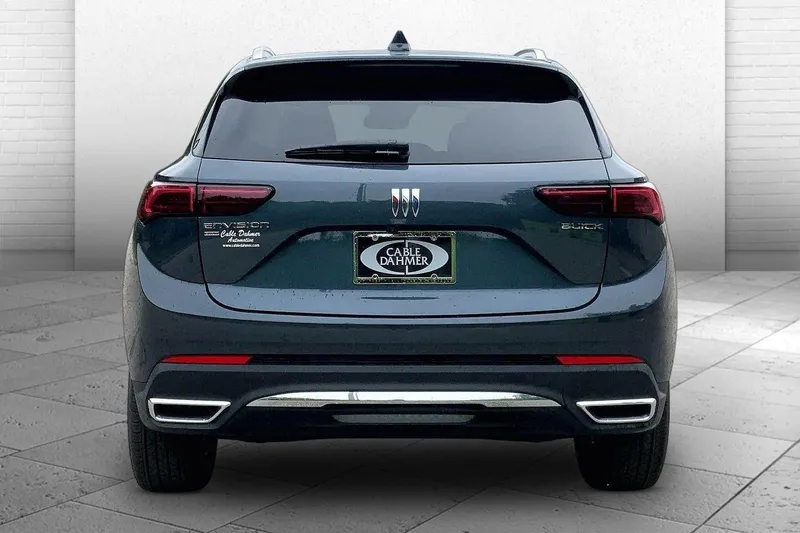 2026 Buick Envision Preferred in Quartz Blue Metallic — front three-quarter view