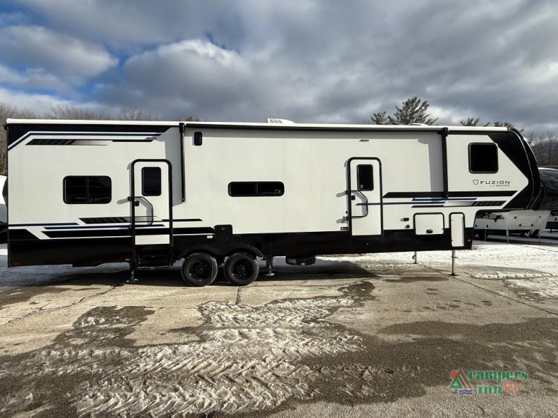 2026 Keystone RV Fuzion Impact Edition — front three-quarter view